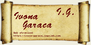 Ivona Garača vizit kartica